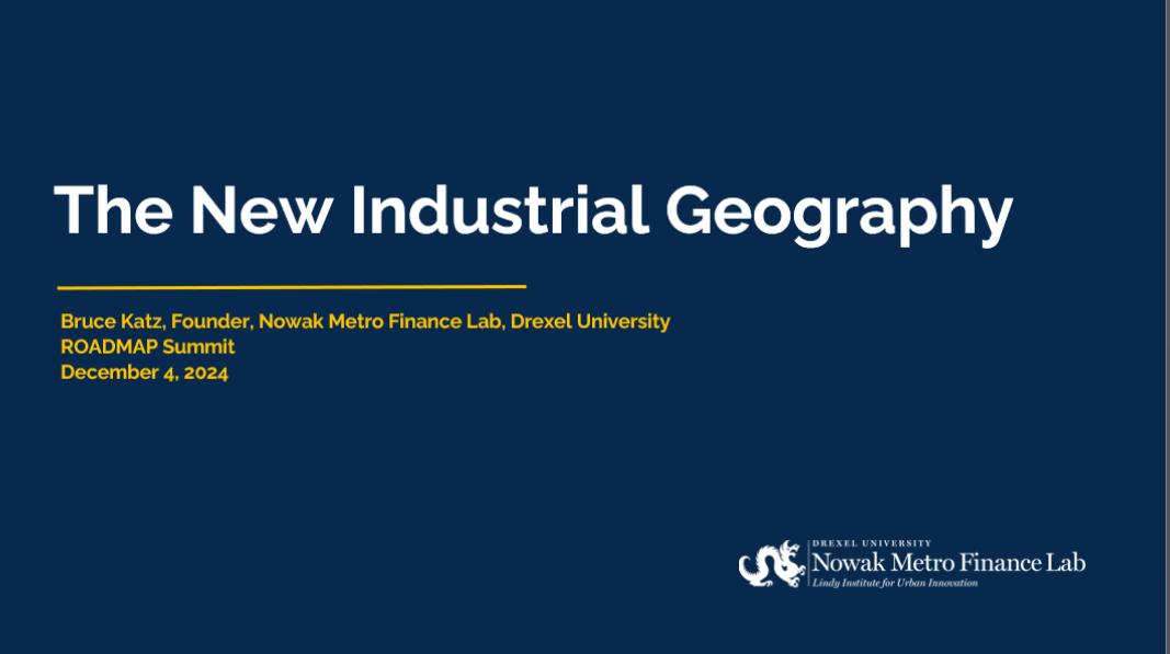 Title Slide: The New Industrial Geography